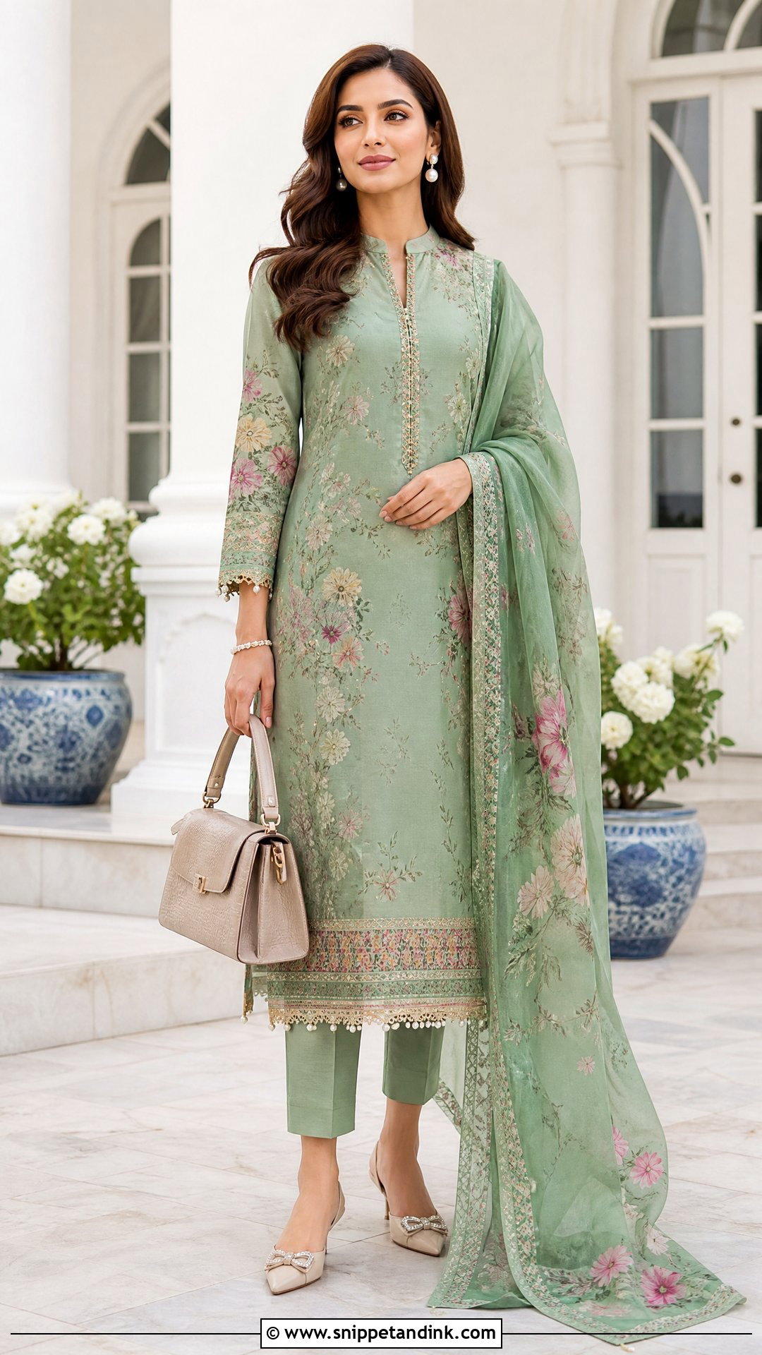 Printed Pakistani Salwar Suit - Snippet and Ink - 20 Printed Salwar Suit Ideas