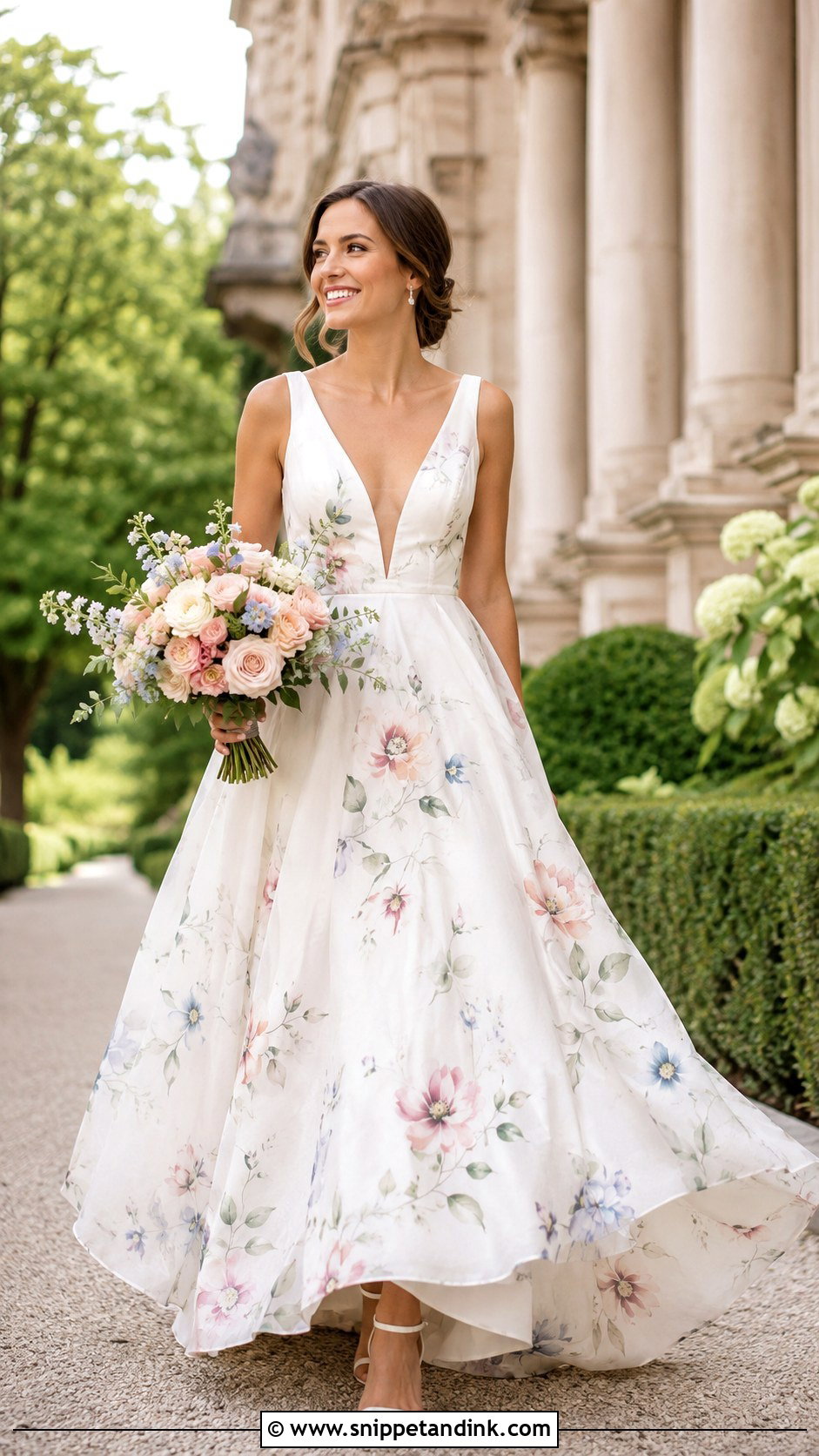 Printed Wedding Dress - Snippet and Ink - 25 Weird Wedding Dress Ideas