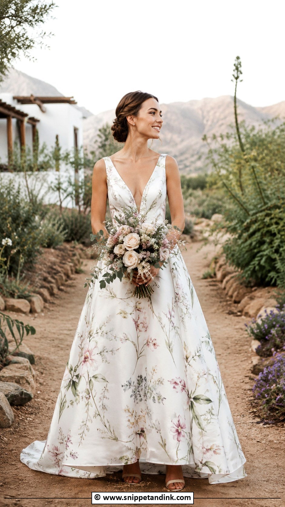 Printed Wedding Dress - Snippet and Ink - 25 Untraditional Wedding Dress Ideas