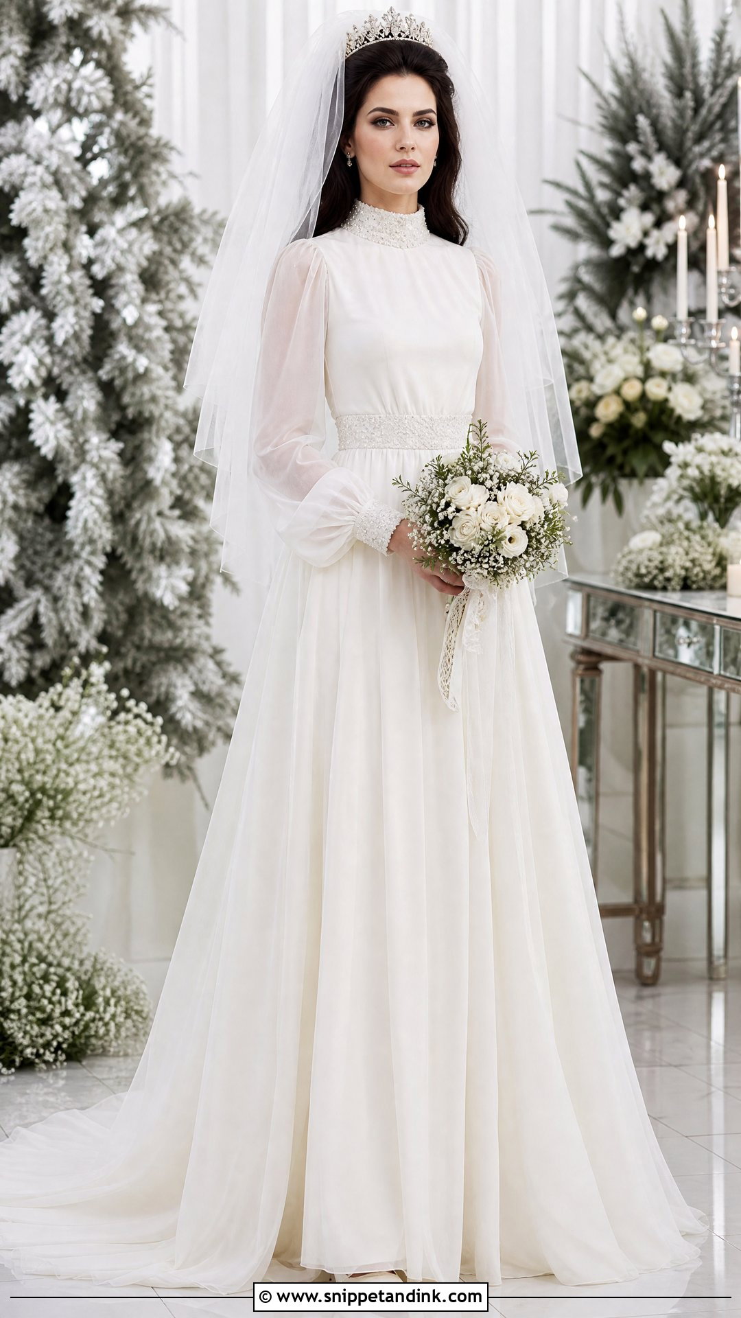Priscilla Presley Long Sleeve Wedding Dress - Snippet and Ink - 20 Priscilla Presley Wedding Dress Ideas