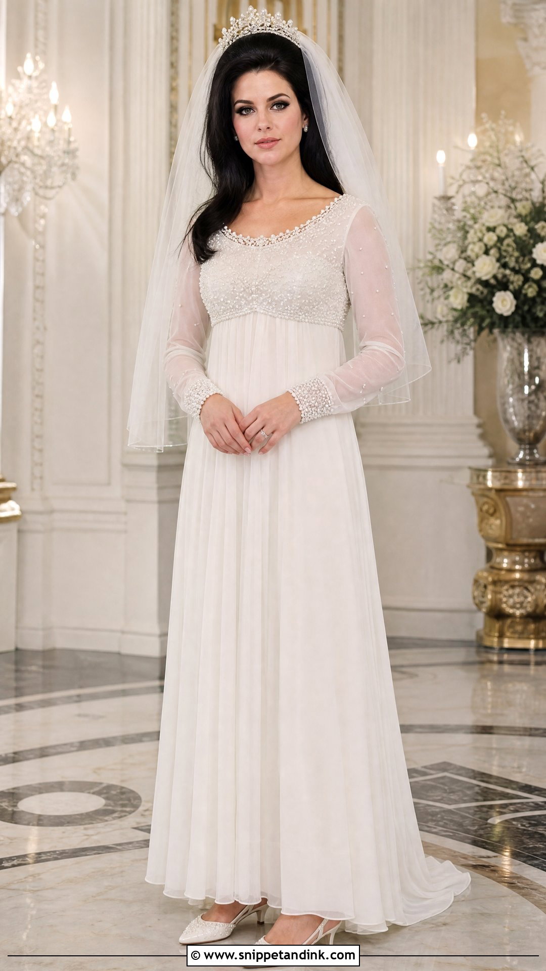 Priscilla Presley Pearl Wedding Dress - Snippet and Ink - 20 Priscilla Presley Wedding Dress Ideas