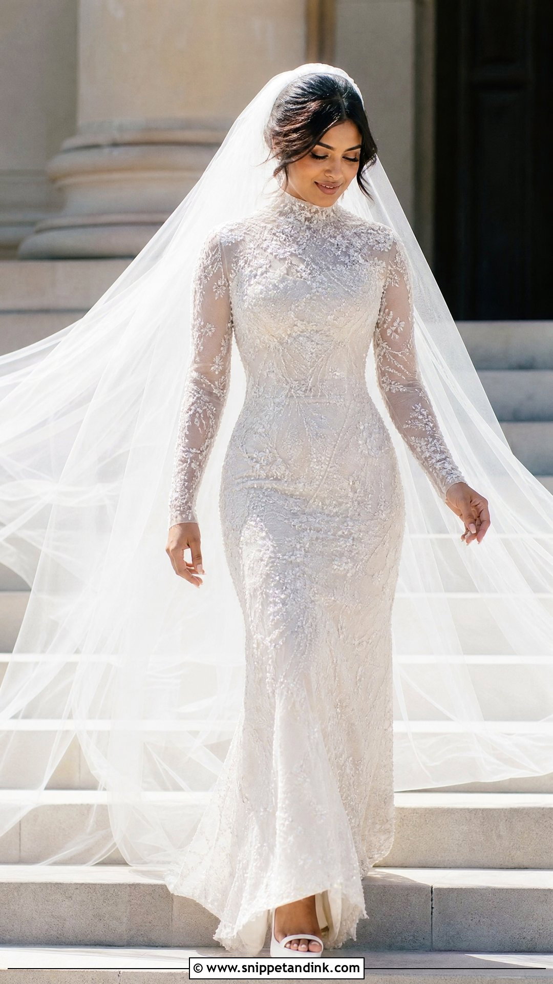 Priyanka Chopra Wedding Dress - Snippet and Ink - 20 Celebrities Wedding Dresses