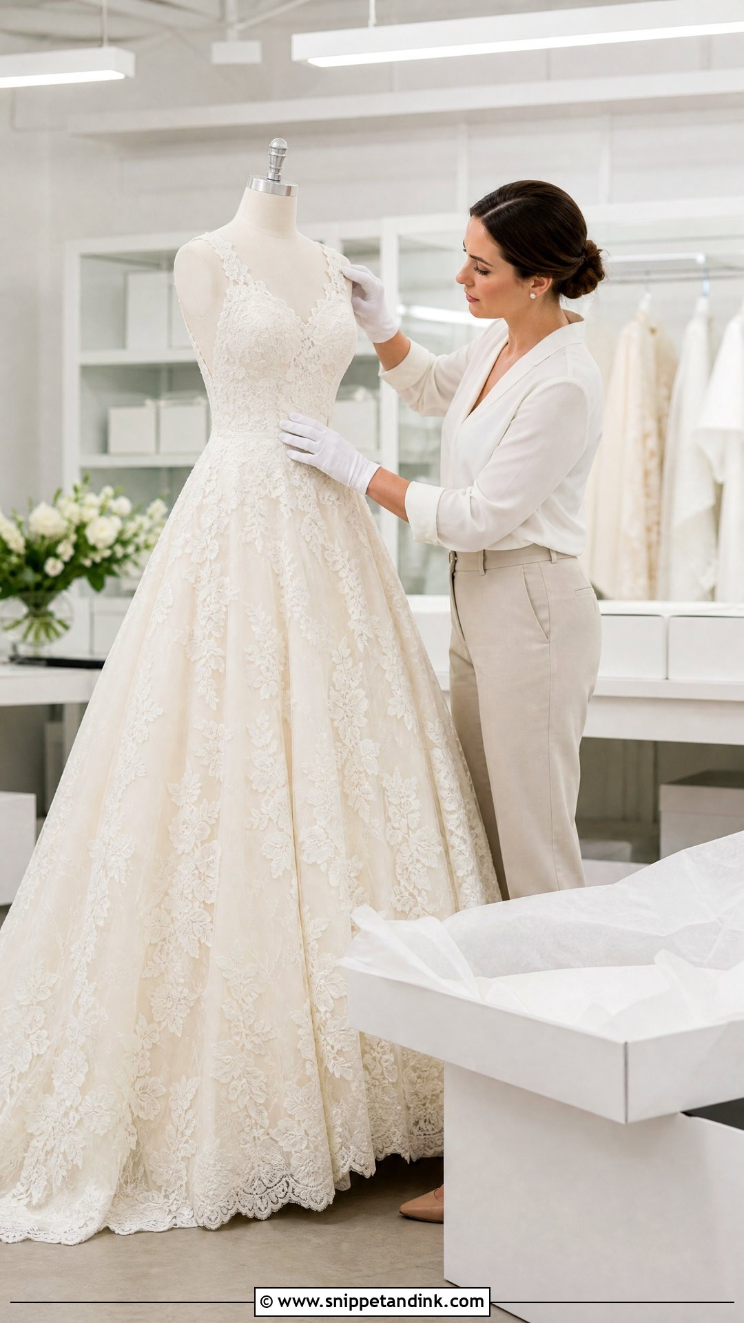 Professional Wedding Dress Preservation - Snippet and Ink - 20 Wedding Dress Storage Ideas