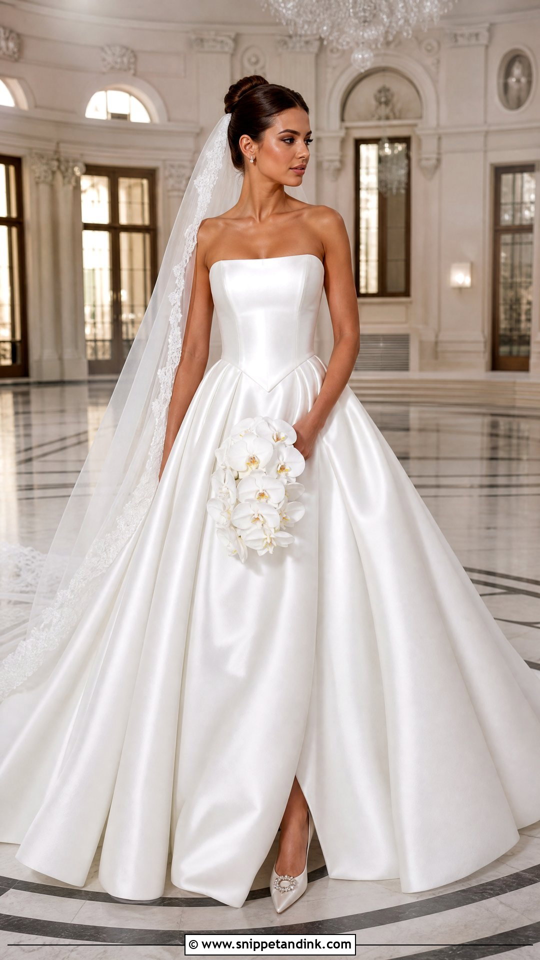 Pronovias Basque Waist Ball Gown - Snippet and Ink - 20 Pronovias Bridal 2025 Ideas