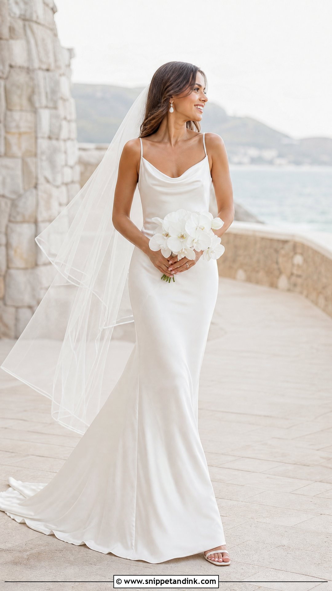 Pronovias Bias Cut Slip Bridal Gown - Snippet and Ink - 20 Pronovias Bridal 2025 Ideas