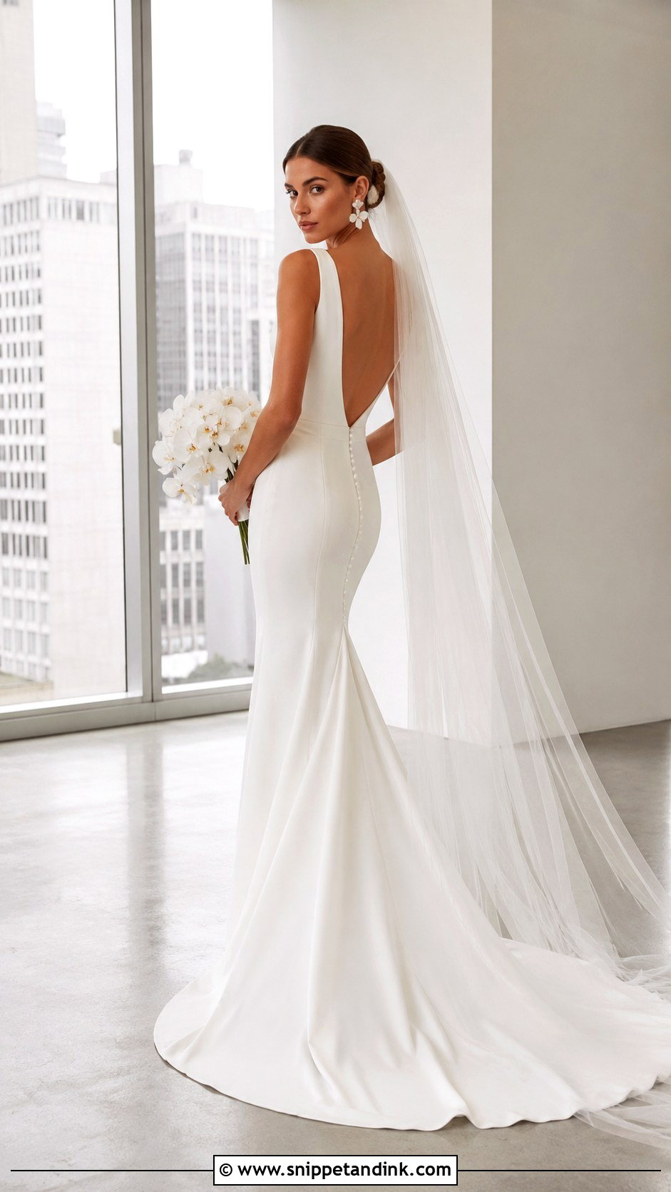 Pronovias Crepe Wedding Dress - Snippet and Ink - 25 Pronovias Wedding Dress Ideas