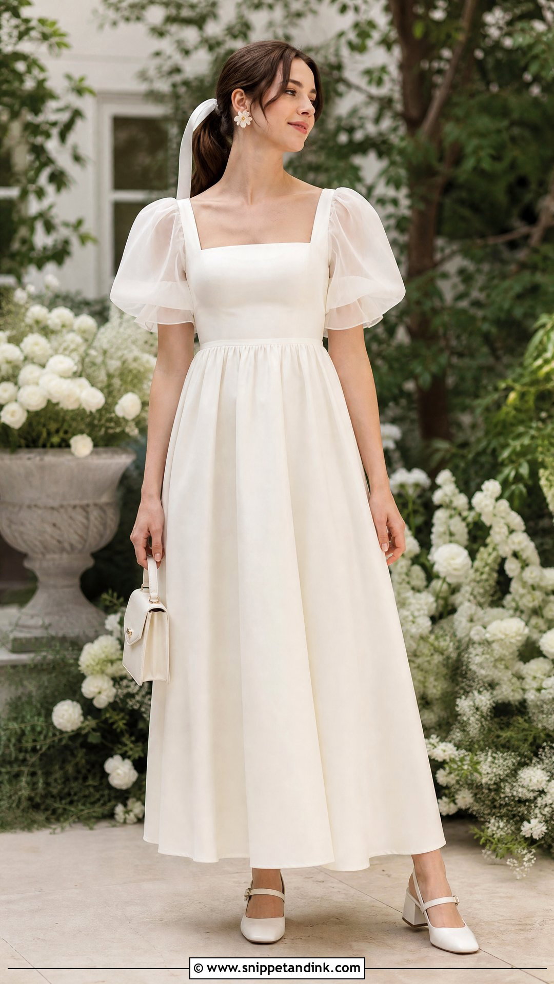 Puff Sleeve Indie Wedding Dress - Snippet and Ink - 25 Indie Wedding Dress Ideas