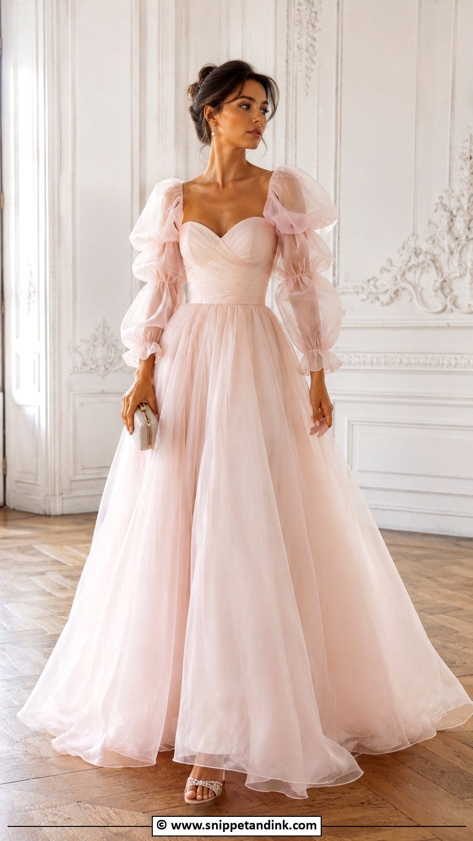 Puff Sleeve Princess Gown - Snippet and Ink - 35 Princess Gown Ideas