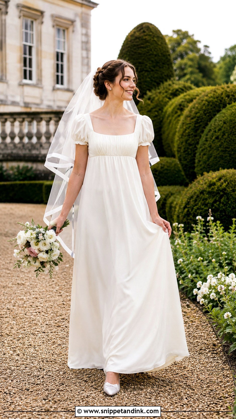 Puff Sleeve Regency Wedding Dress - Snippet and Ink - 25 Regency Wedding Dress Ideas