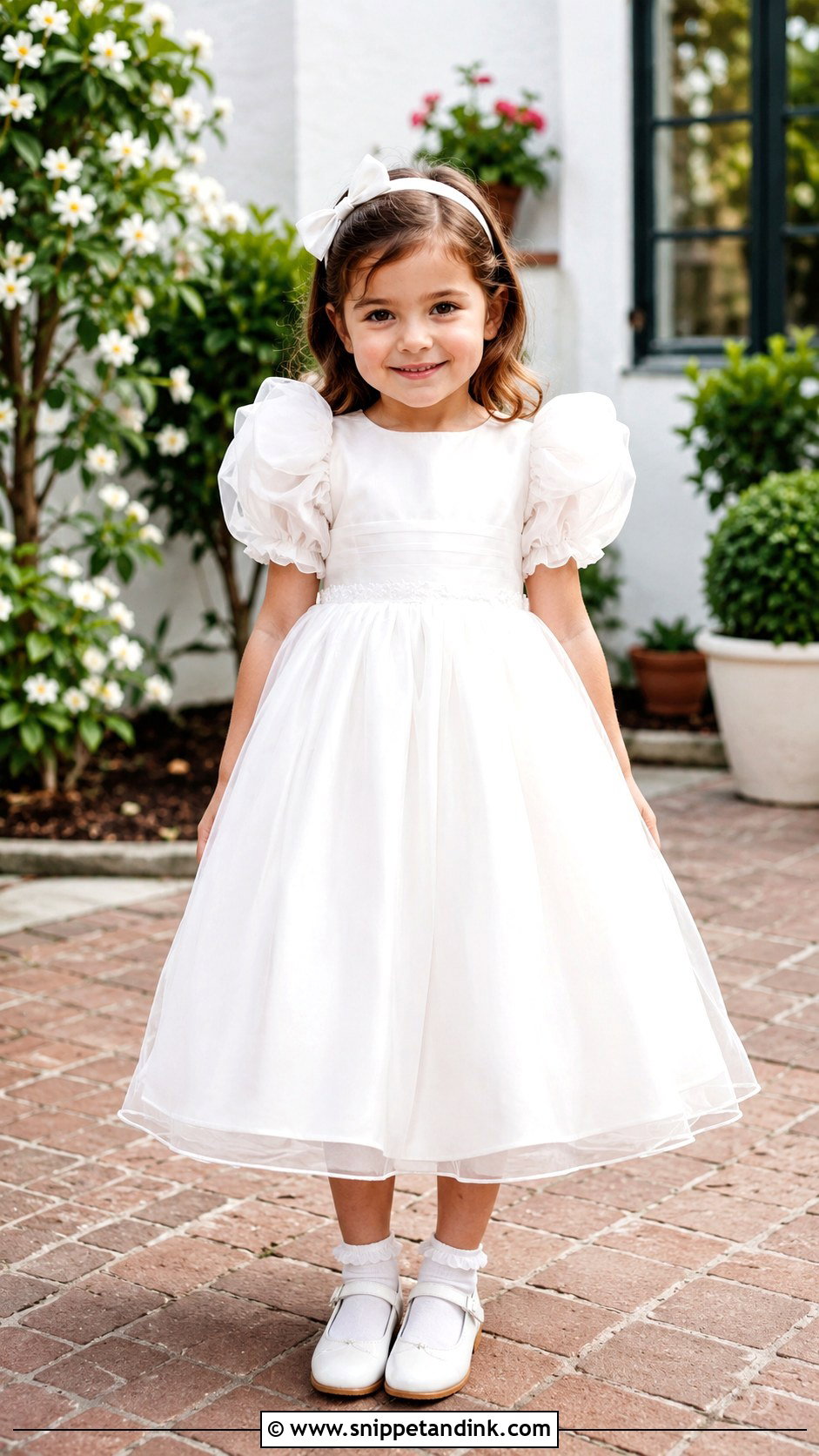 Puff Sleeve Wedding Dress - Snippet and Ink - 25 Wedding Dresses for Girls