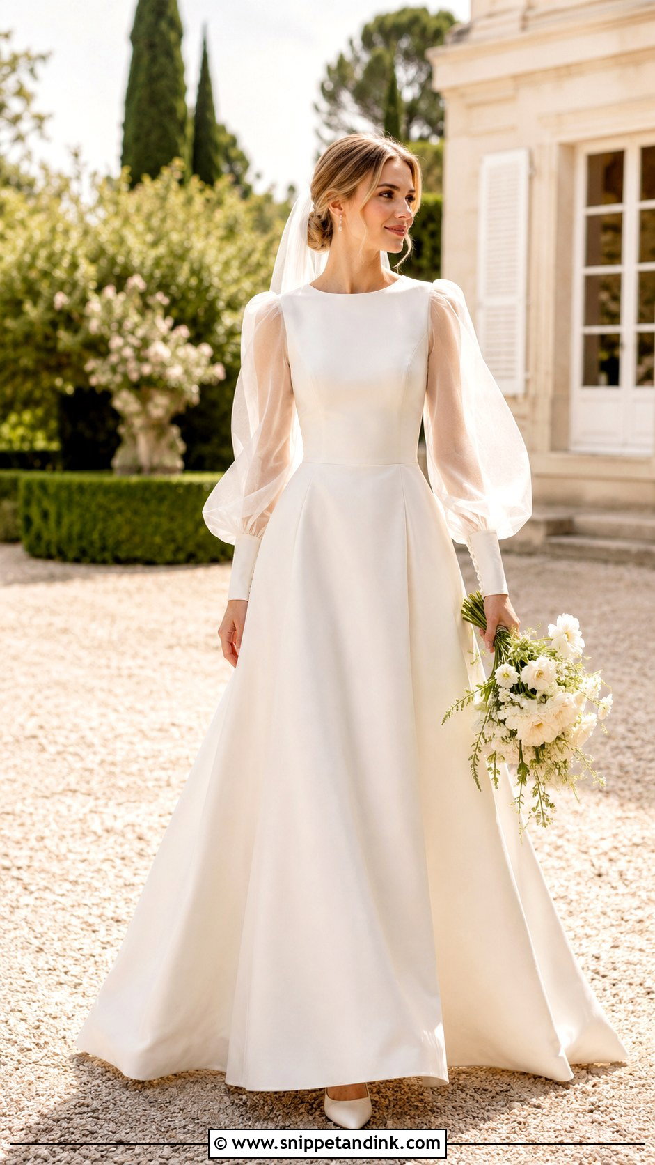Puff Sleeve Wedding Dress - Snippet and Ink - 20 Simple Elegant Wedding Dress Classy Chic Ideas