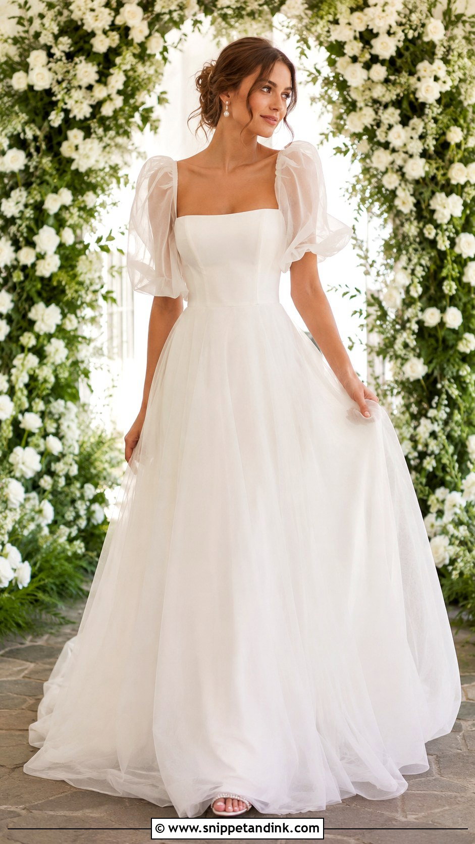 Puff Sleeve Wedding Dress - Snippet and Ink - 25 Fairycore Wedding Dress Ideas