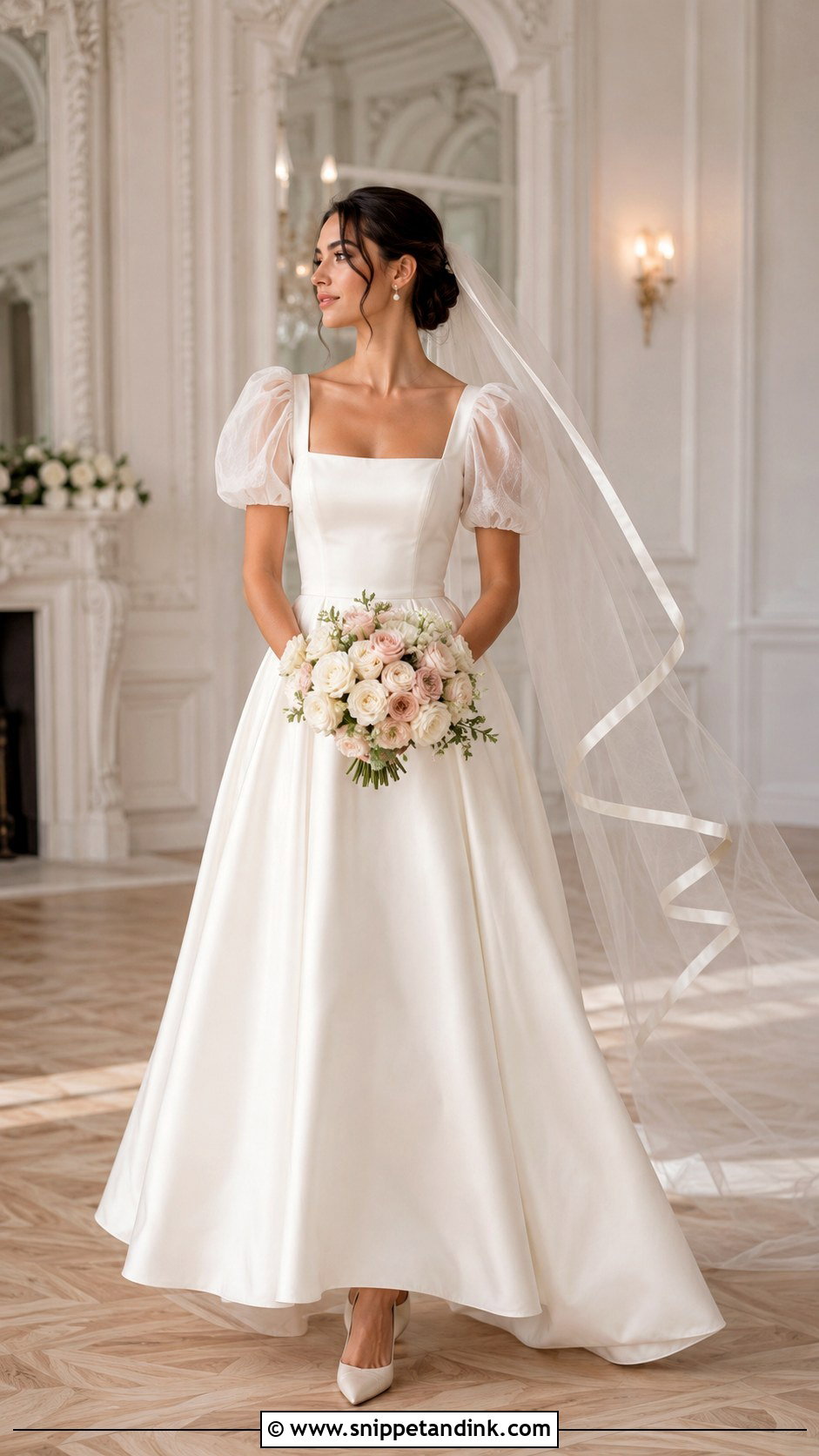 Puff Sleeve Wedding Dress - Snippet and Ink - 20 Fairy Tale Wedding Dress Romantic Ideas