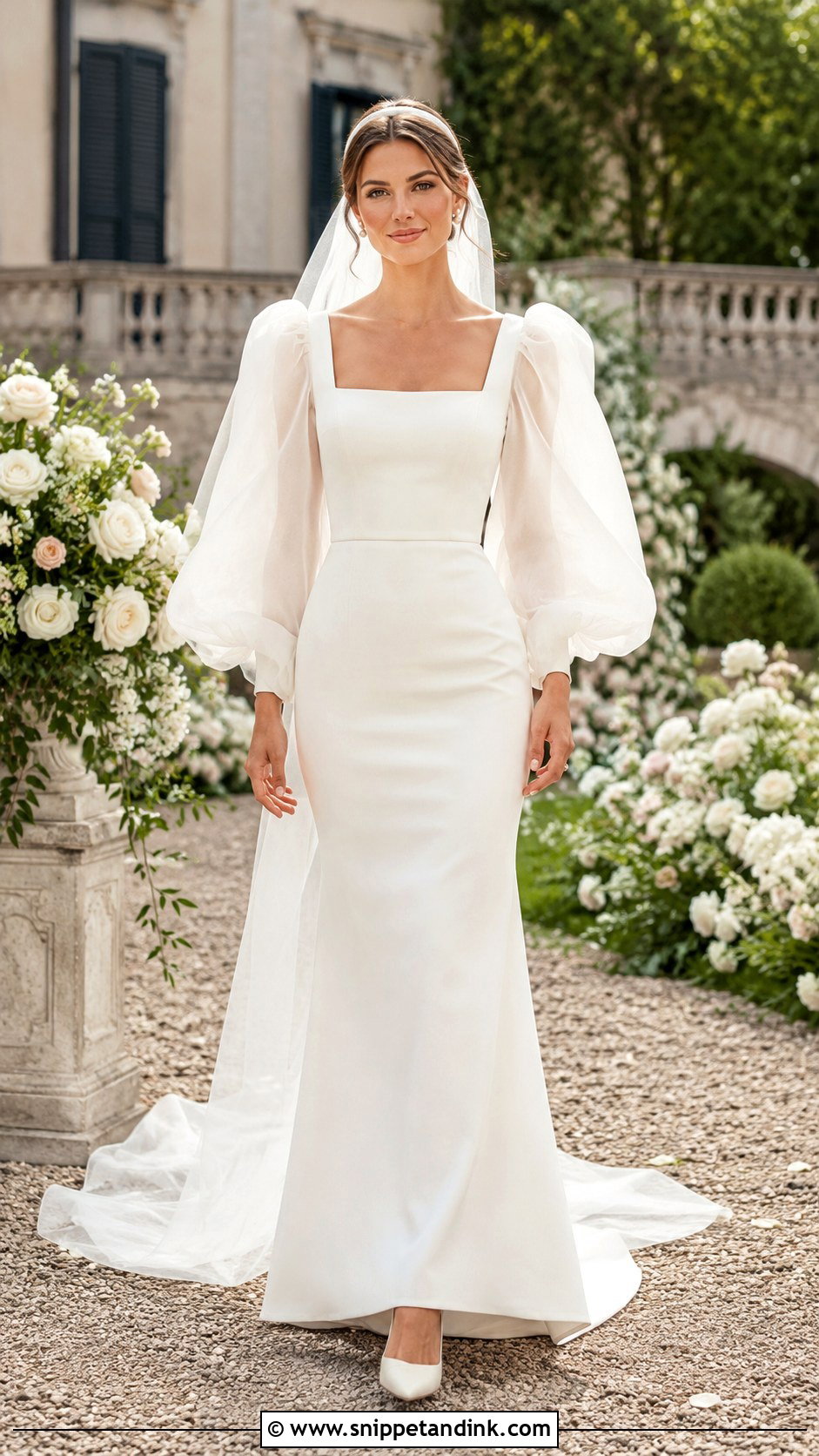 Puff Sleeve Wedding Dress - Snippet and Ink - 20 Funky Wedding Dress Ideas