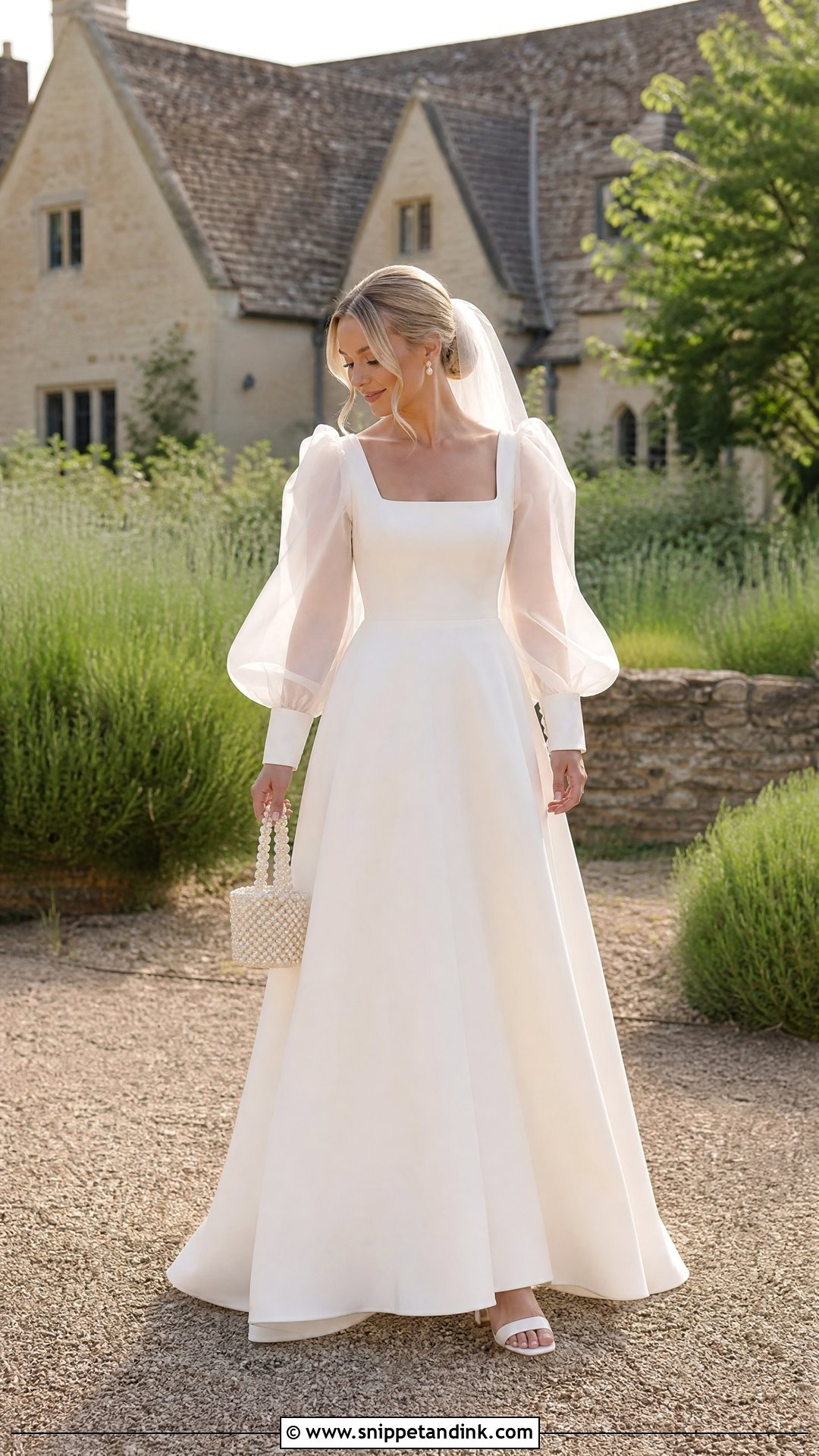 Puff Sleeve Wedding Dress - Snippet and Ink - 20 Uk Wedding Dress Ideas