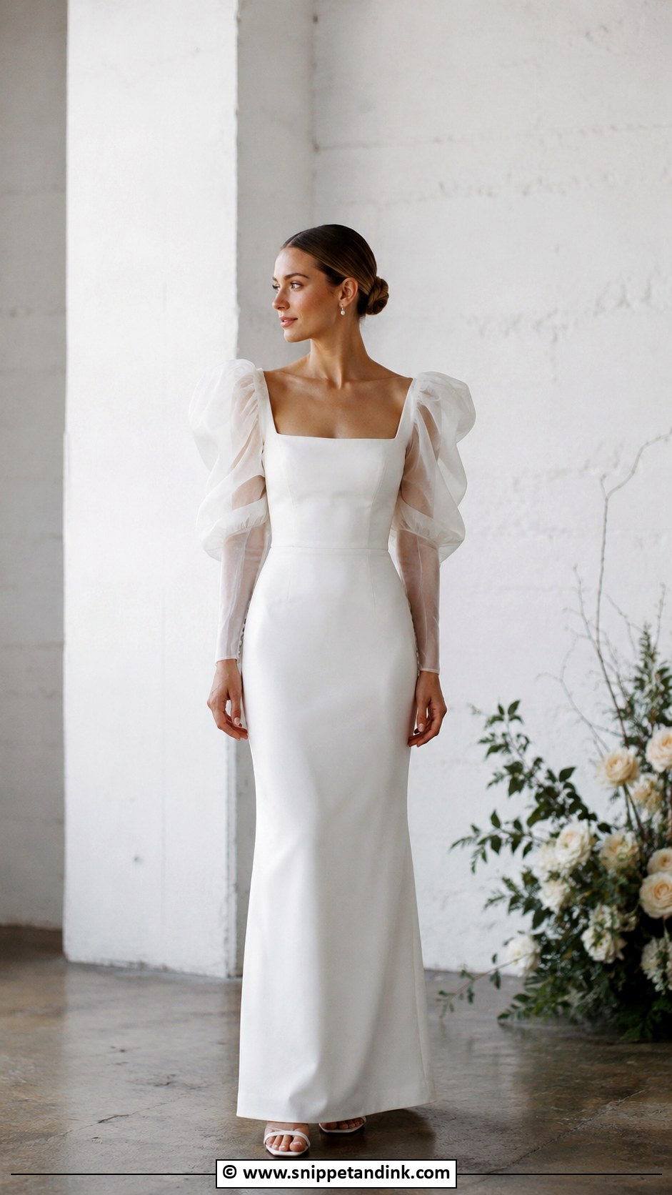 Puff Sleeve Wedding Dress - Snippet and Ink - 30 Wedding Dress 2025 Ideas