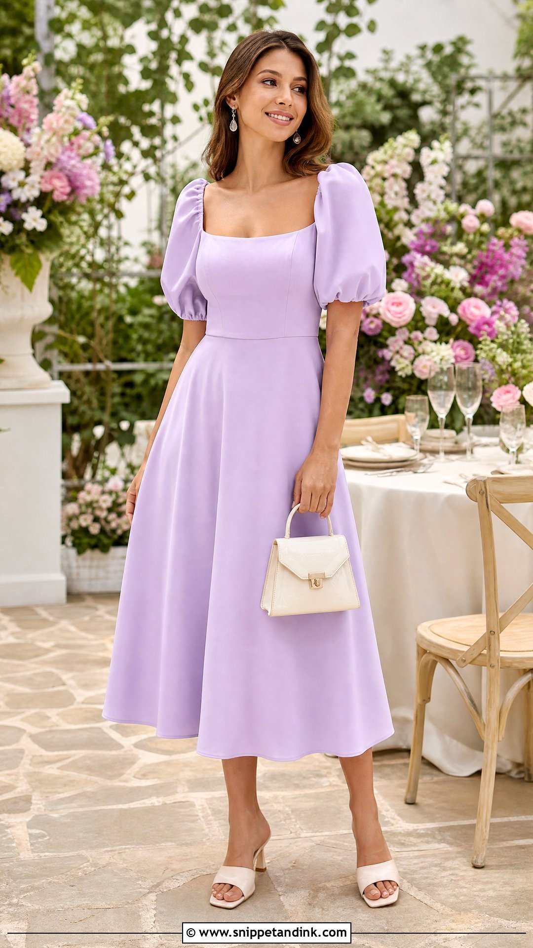 Puff Sleeve Wedding Frock - Snippet and Ink - 20 Wedding Frocks for Women Ideas