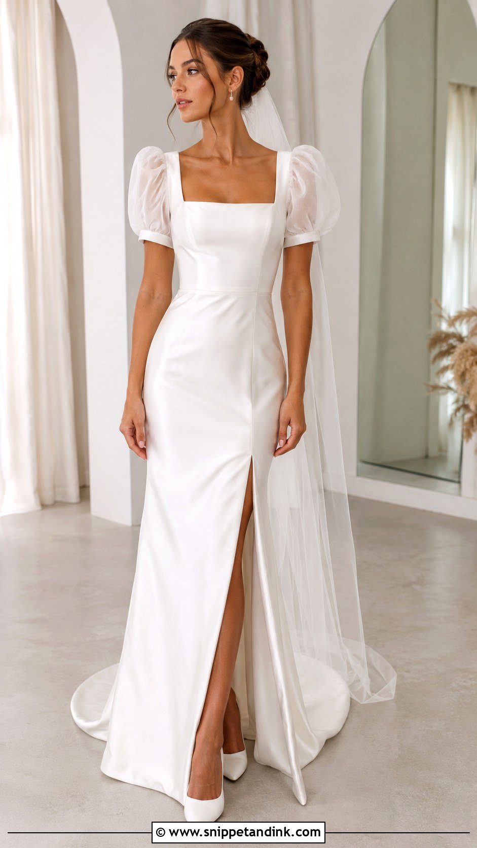 Puff Sleeves for a Wedding Dress - Snippet and Ink - 20 Adding Sleeves to Wedding Dress