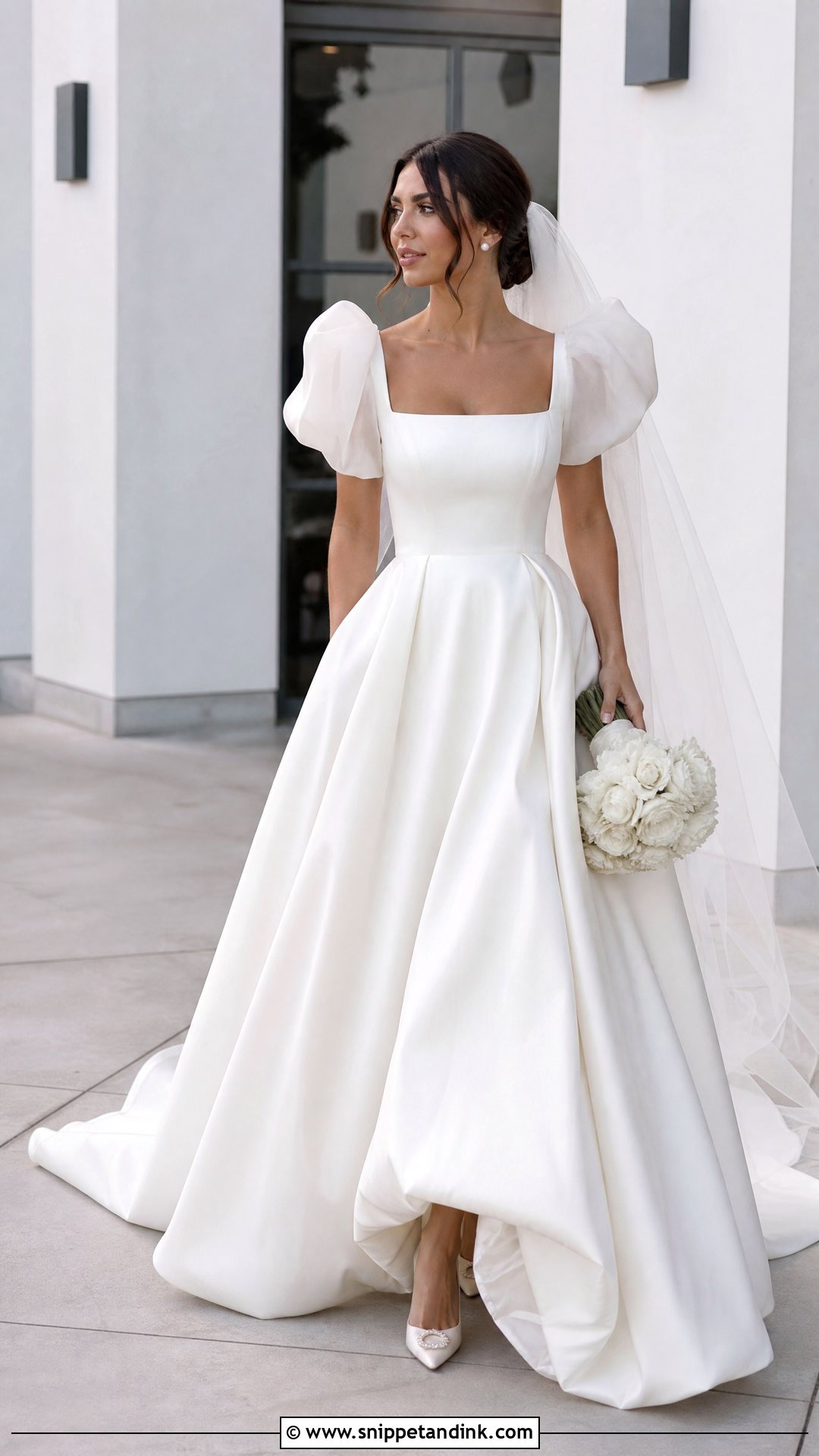 Puff Wedding Dress Sleeves - Snippet and Ink - 20 Wedding Dress Sleeves Types