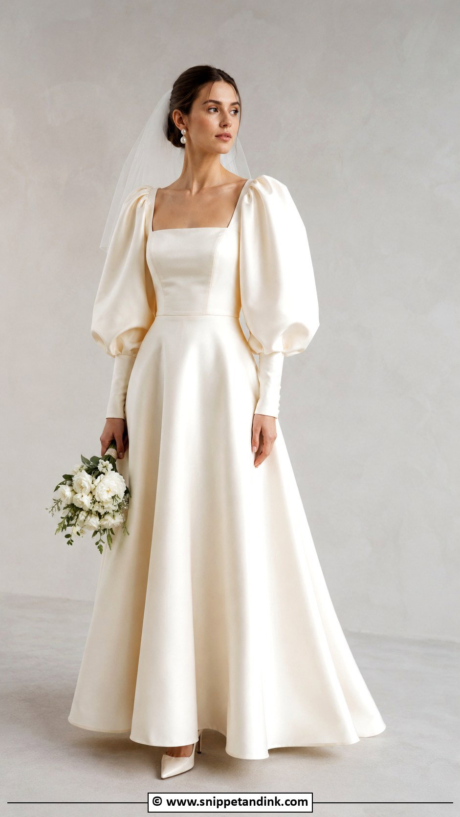 Puffy Sleeve Ugly Wedding Dress - Snippet and Ink - 30 Ugly Wedding Dress Ideas