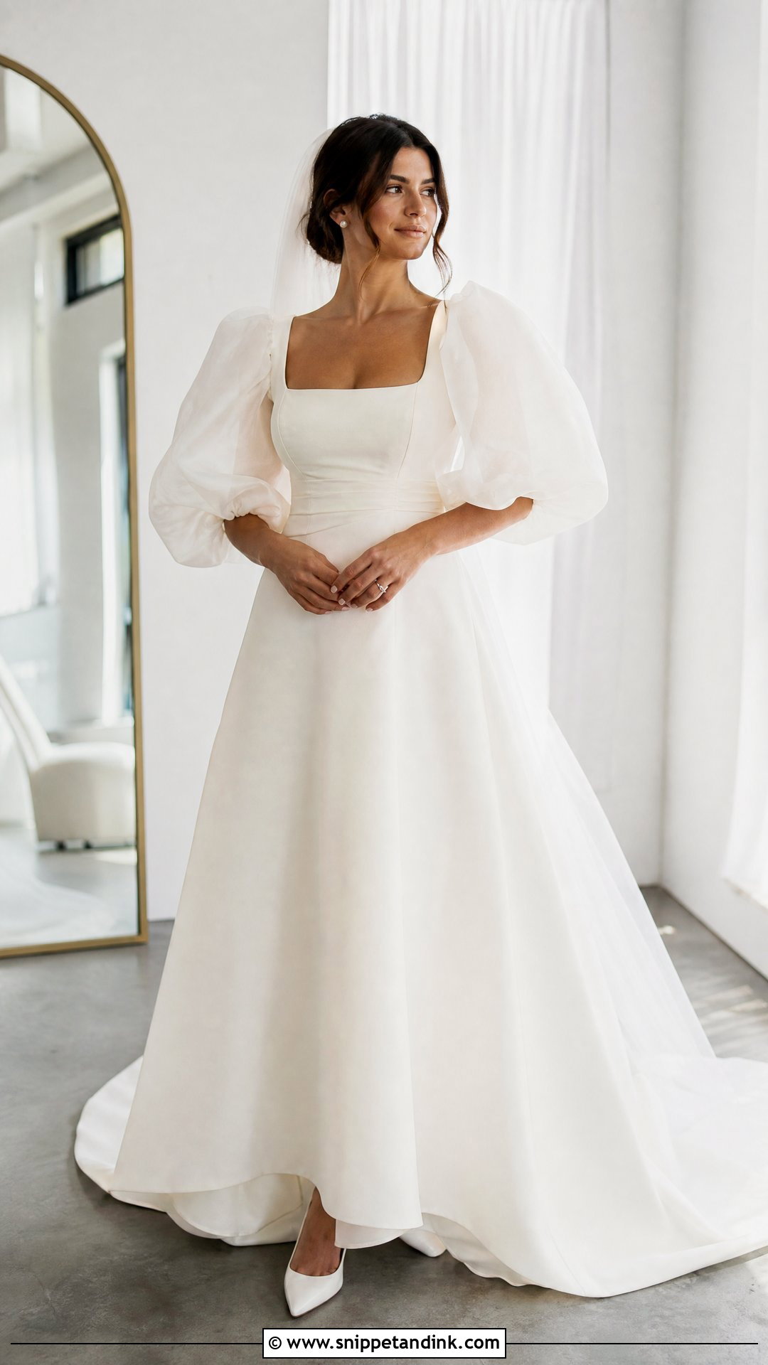 Puffy Sleeve Wedding Dress - Snippet and Ink - 25 Ugly Wedding Dresses