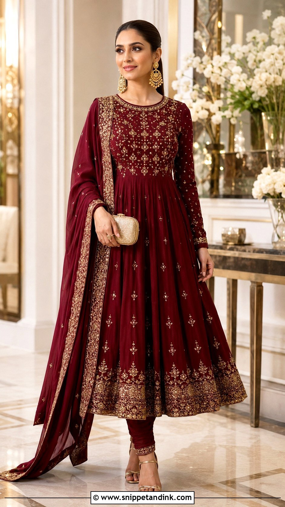 Punjabi Anarkali Suit For Wedding - Snippet and Ink - 25 Punjabi Designer Boutique Wedding Suits