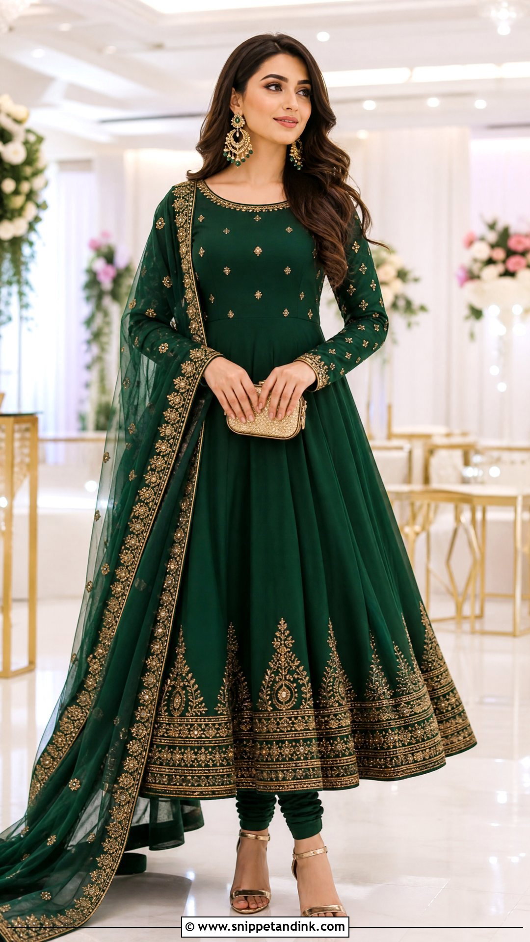 Punjabi Anarkali Suit Outfit - Snippet and Ink - 25 Punjabi Wedding Outfits