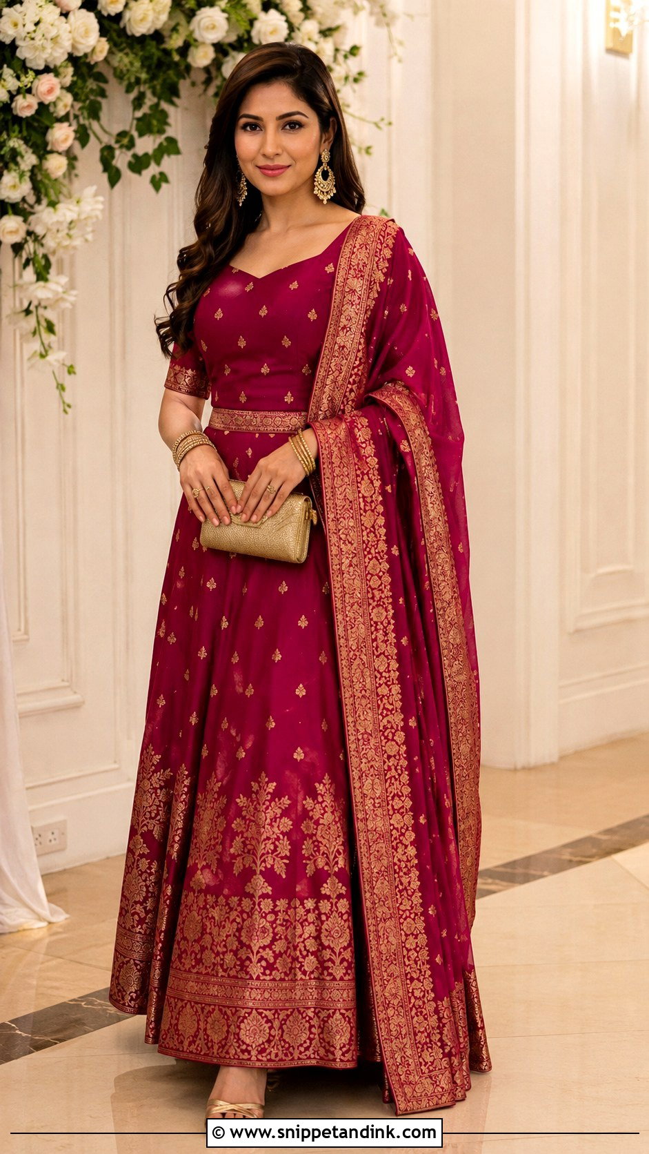 Punjabi Banarasi Lehenga - Snippet and Ink - 25 Punjabi Wedding Dress Ideas