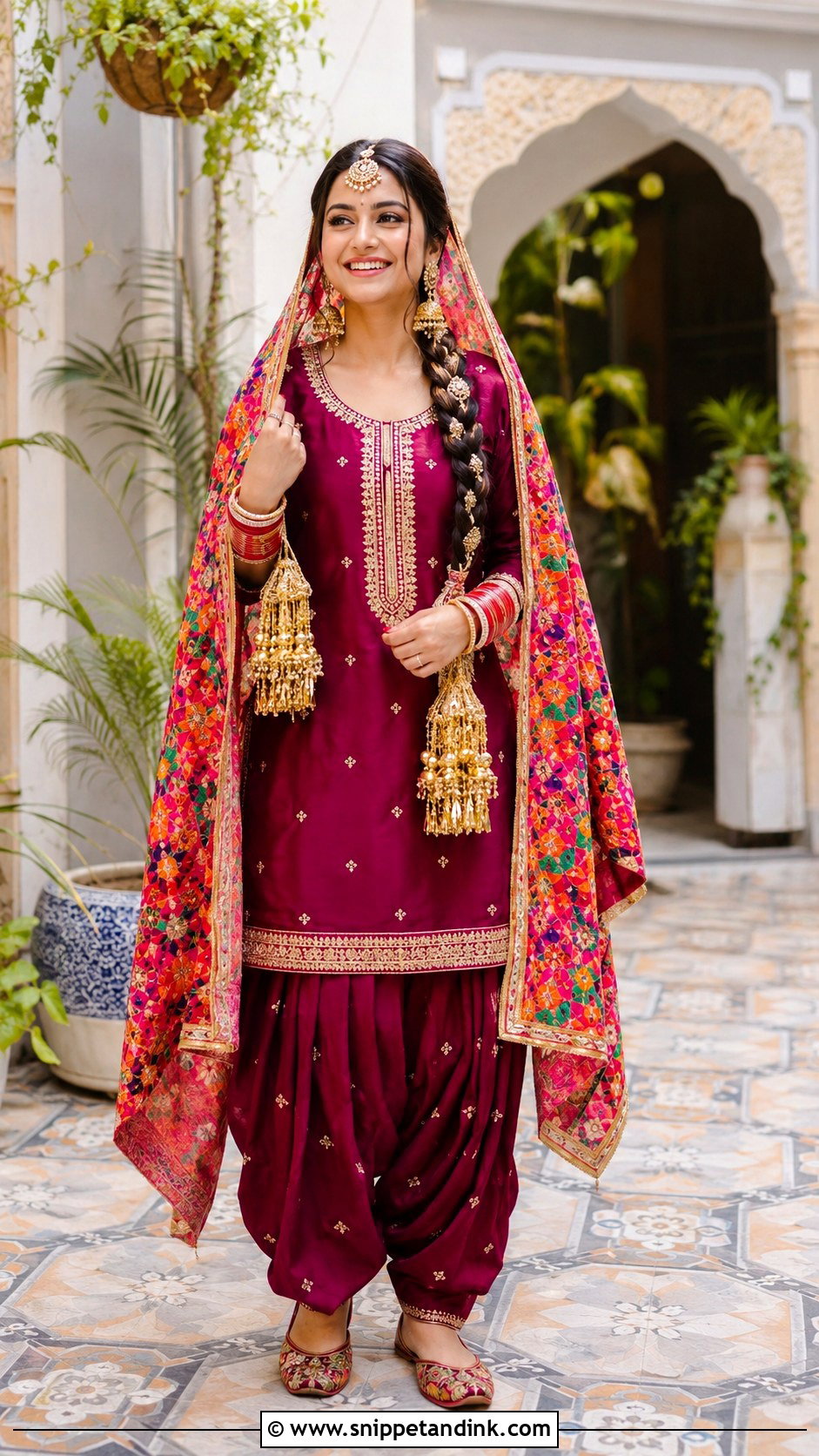 Punjabi Bridal Patiala Suit - Snippet and Ink - 20 Indian Bridal Wear Ideas