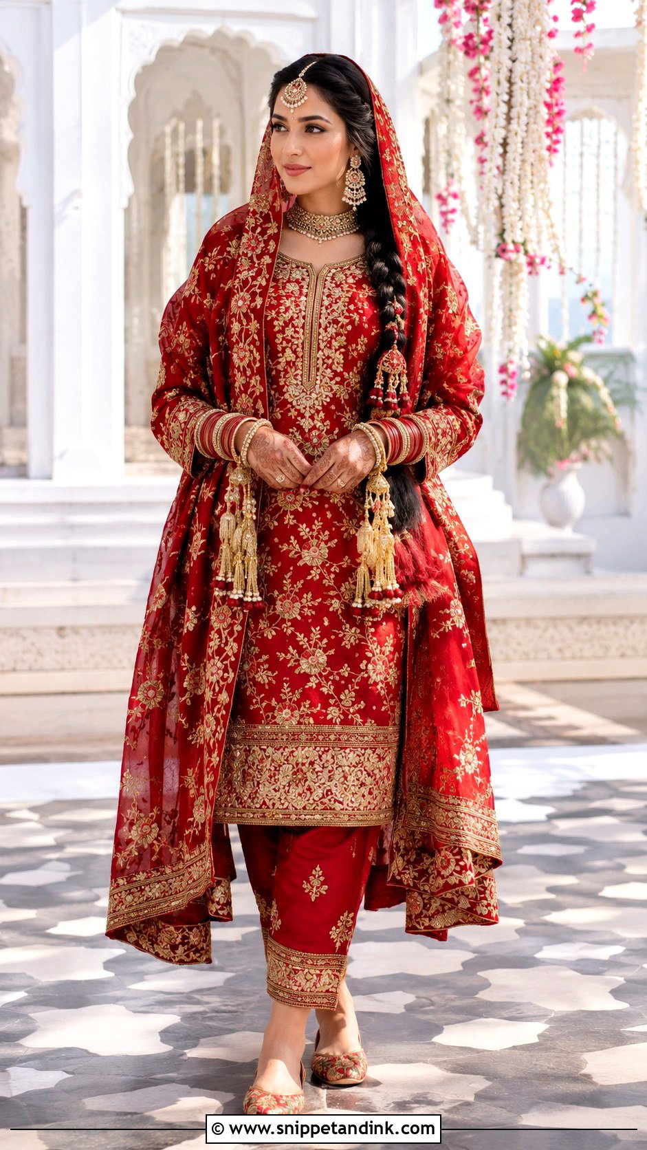 Punjabi Bridal Salwar Suit - Snippet and Ink - 20 Bridal Traditional Outfit Ideas