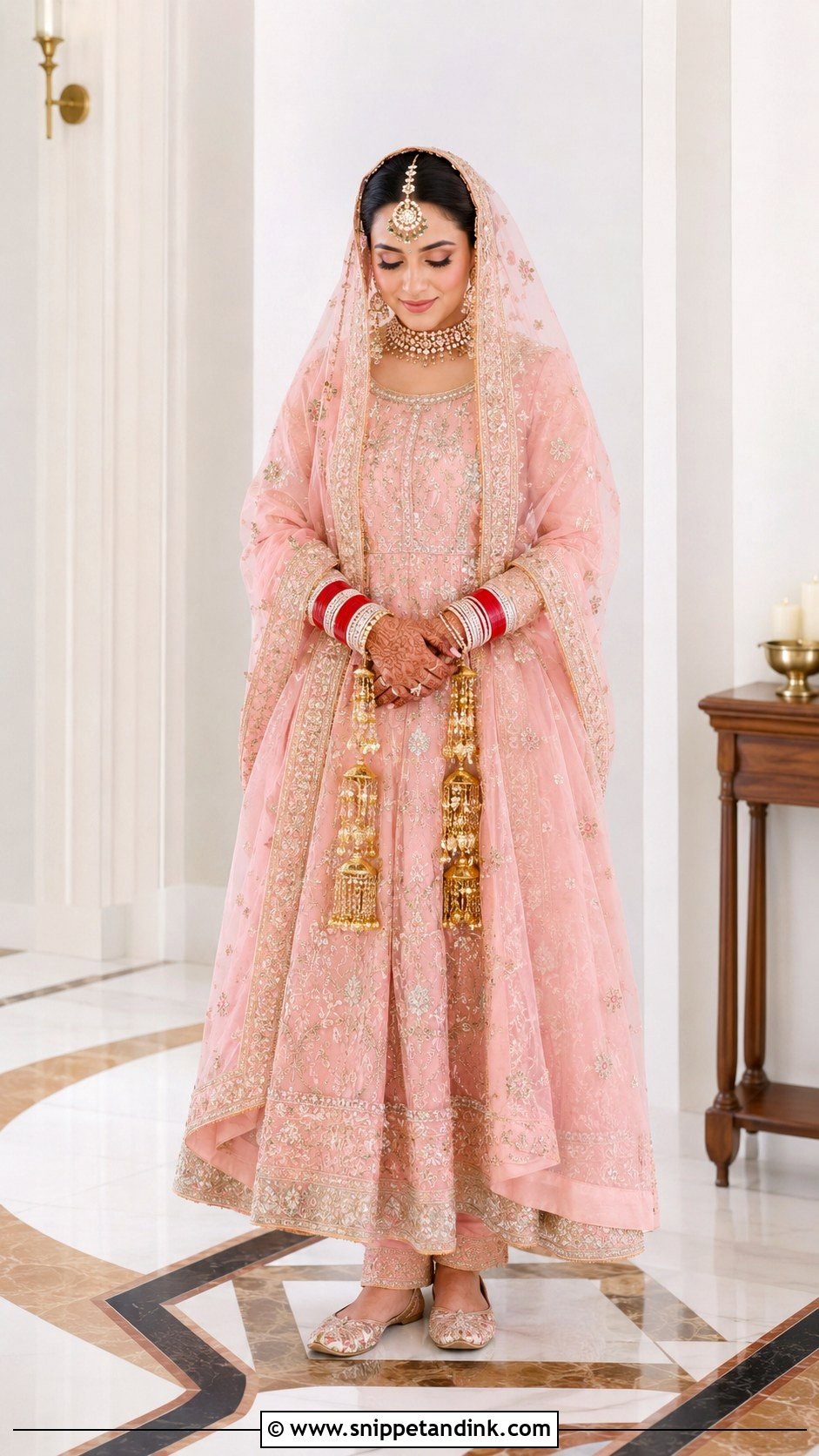 Punjabi Bridal Suit For Anand Karaj - Snippet and Ink - 25 Punjabi Bridal Suit Ideas