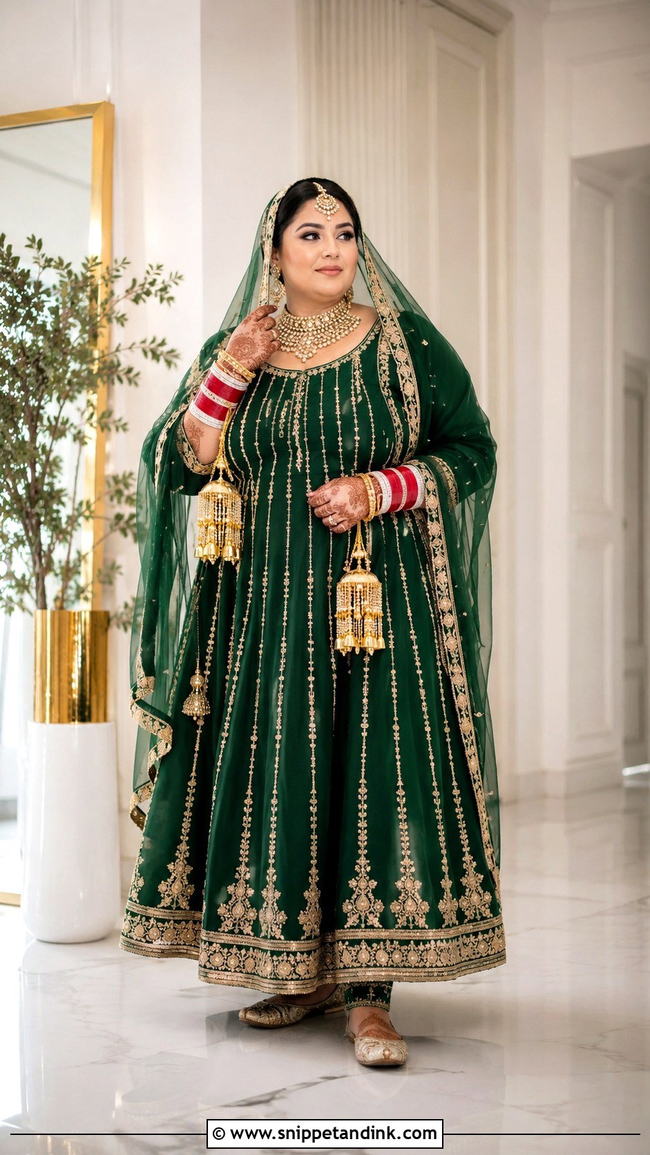 Punjabi Bridal Suit For Plus Size Bride - Snippet and Ink - 25 Punjabi Bridal Suit Ideas