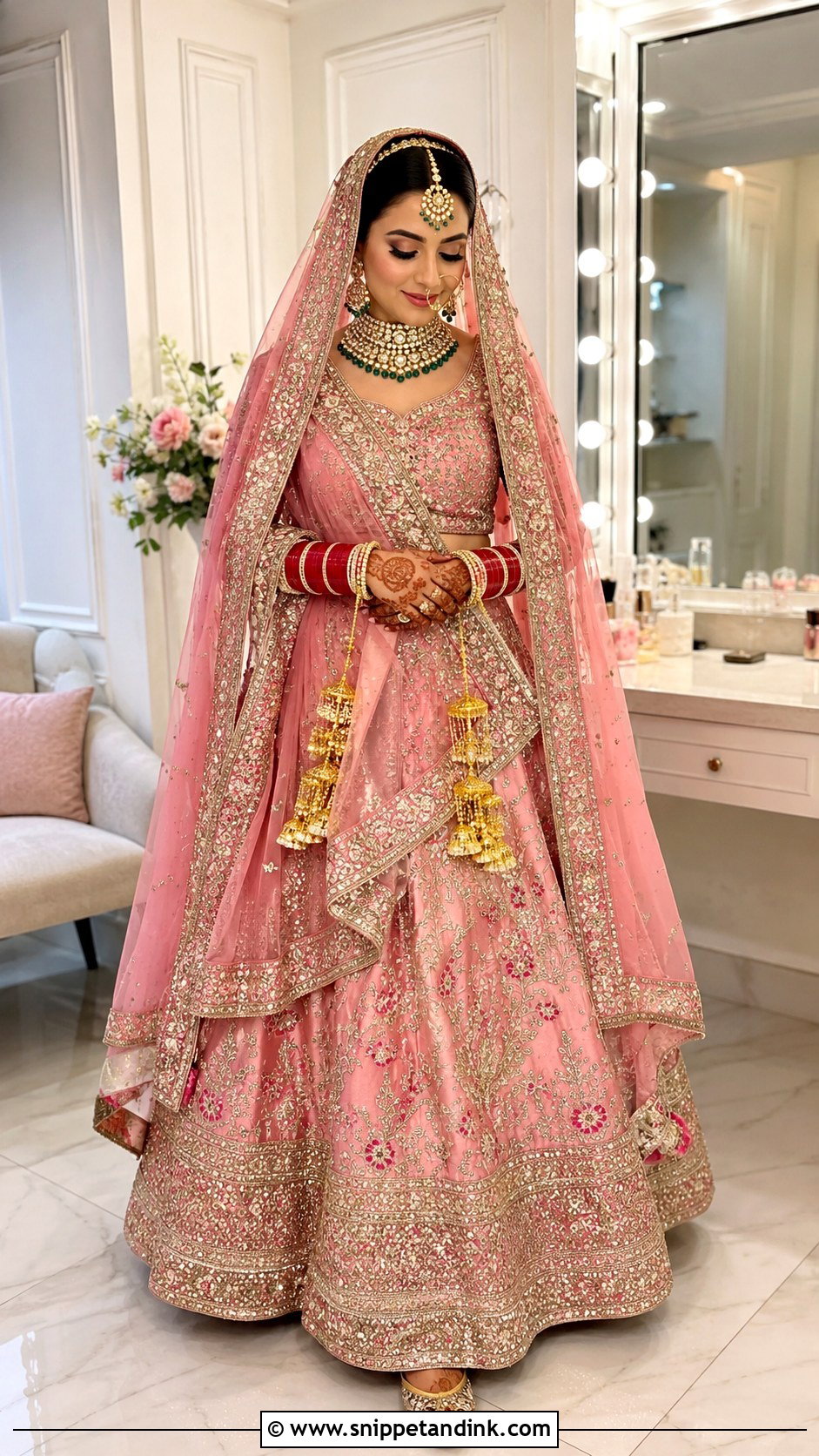 Punjabi Bride Jutti Outfit - Snippet and Ink - 25 Traditional Punjabi Bride Ideas