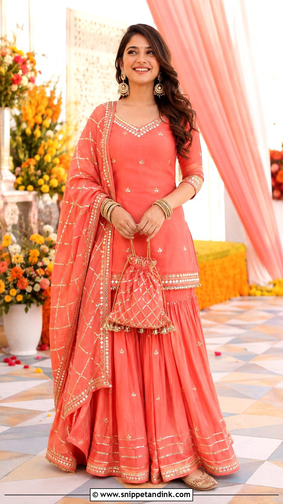 Punjabi Gota Patti Suit For Wedding - Snippet and Ink - 25 Punjabi Designer Boutique Wedding Suits
