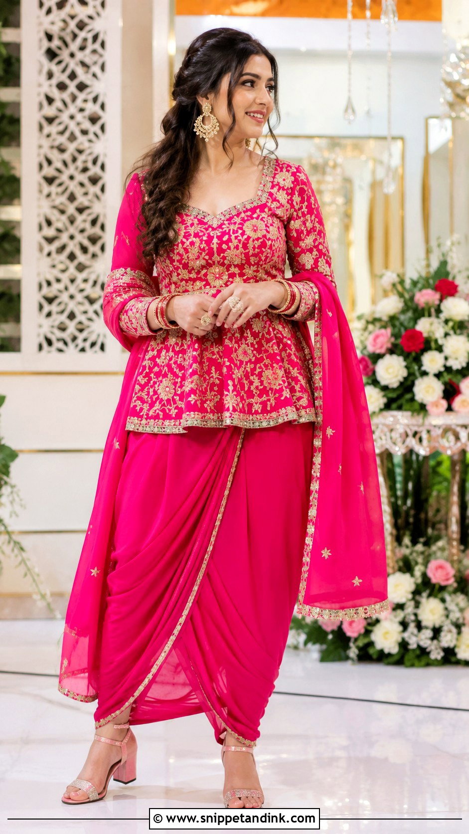Punjabi Jaago Dhoti Suit - Snippet and Ink - 30 Punjabi Jaago Outfit Ideas
