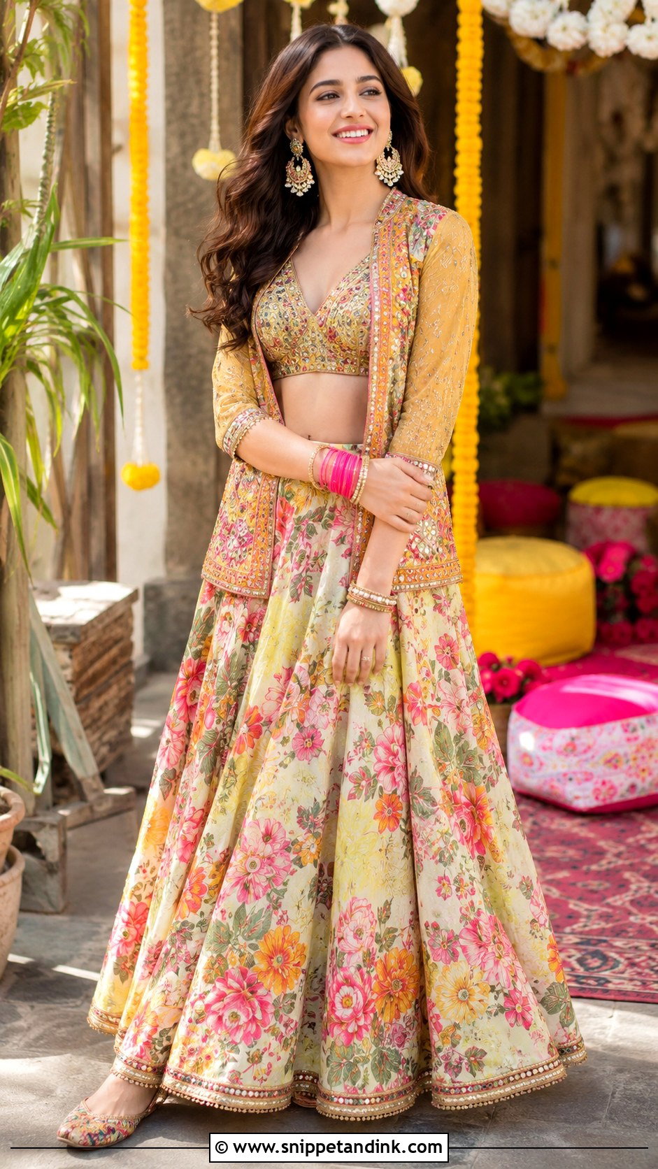 Punjabi Jaago Indo Western Skirt Set - Snippet and Ink - 30 Punjabi Jaago Outfit Ideas