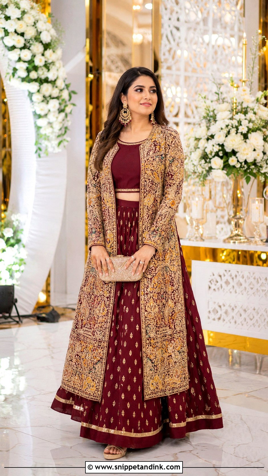 Punjabi Jaago Long Jacket Lehenga - Snippet and Ink - 30 Punjabi Jaago Outfit Ideas