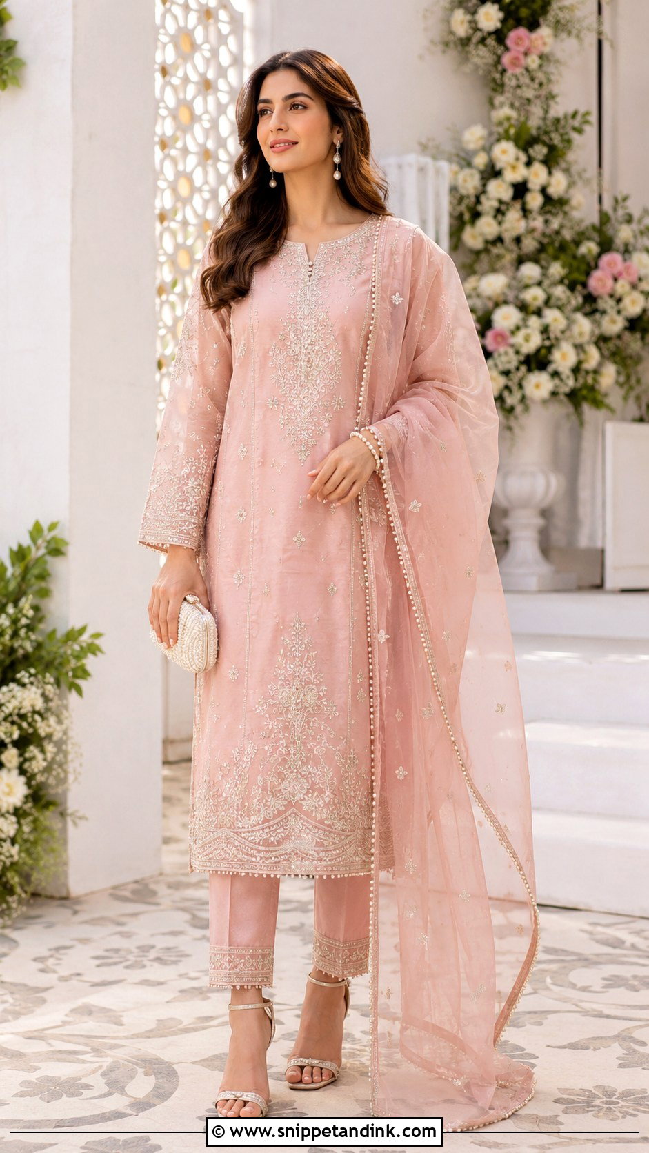 Punjabi Organza Dupatta Suit For Wedding - Snippet and Ink - 25 Punjabi Designer Boutique Wedding Suits