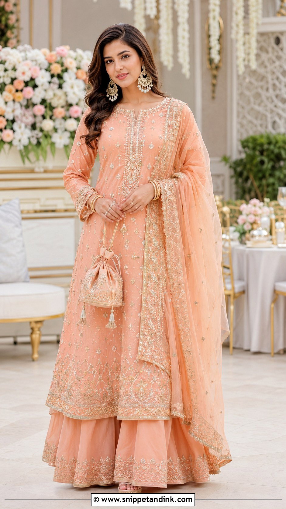 Punjabi Palazzo Suit For Wedding - Snippet and Ink - 25 Punjabi Designer Boutique Wedding Suits