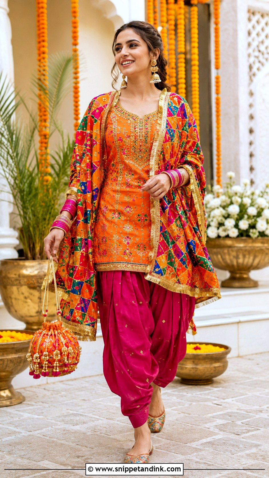 Punjabi Patiala Suit Desi Outfit for Wedding - Snippet and Ink - 20 Desi Outfits for Wedding