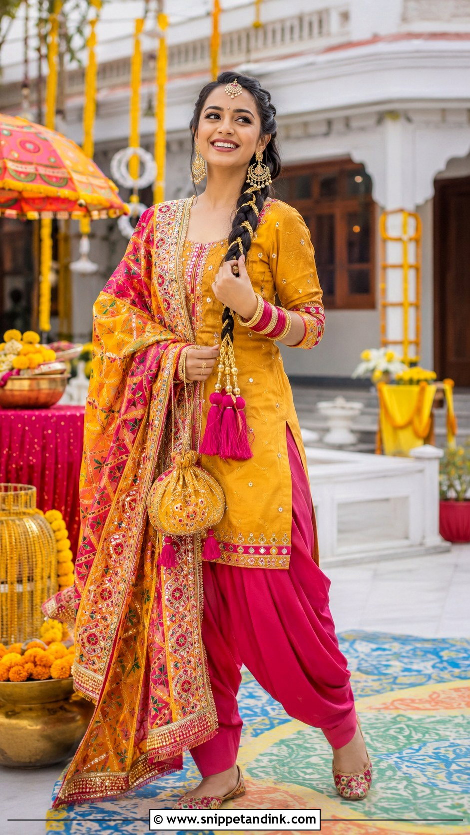Punjabi Patiala Suit for Brothers Wedding - Snippet and Ink - 20 Indian Dress for Brothers Wedding Ideas