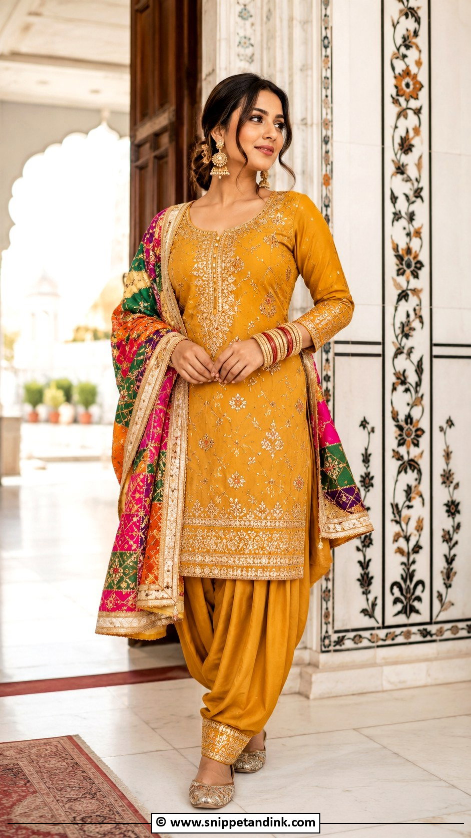 Punjabi Salwar Suit For Anand Karaj - Snippet and Ink - 30 Anand Karaj Suit Ideas
