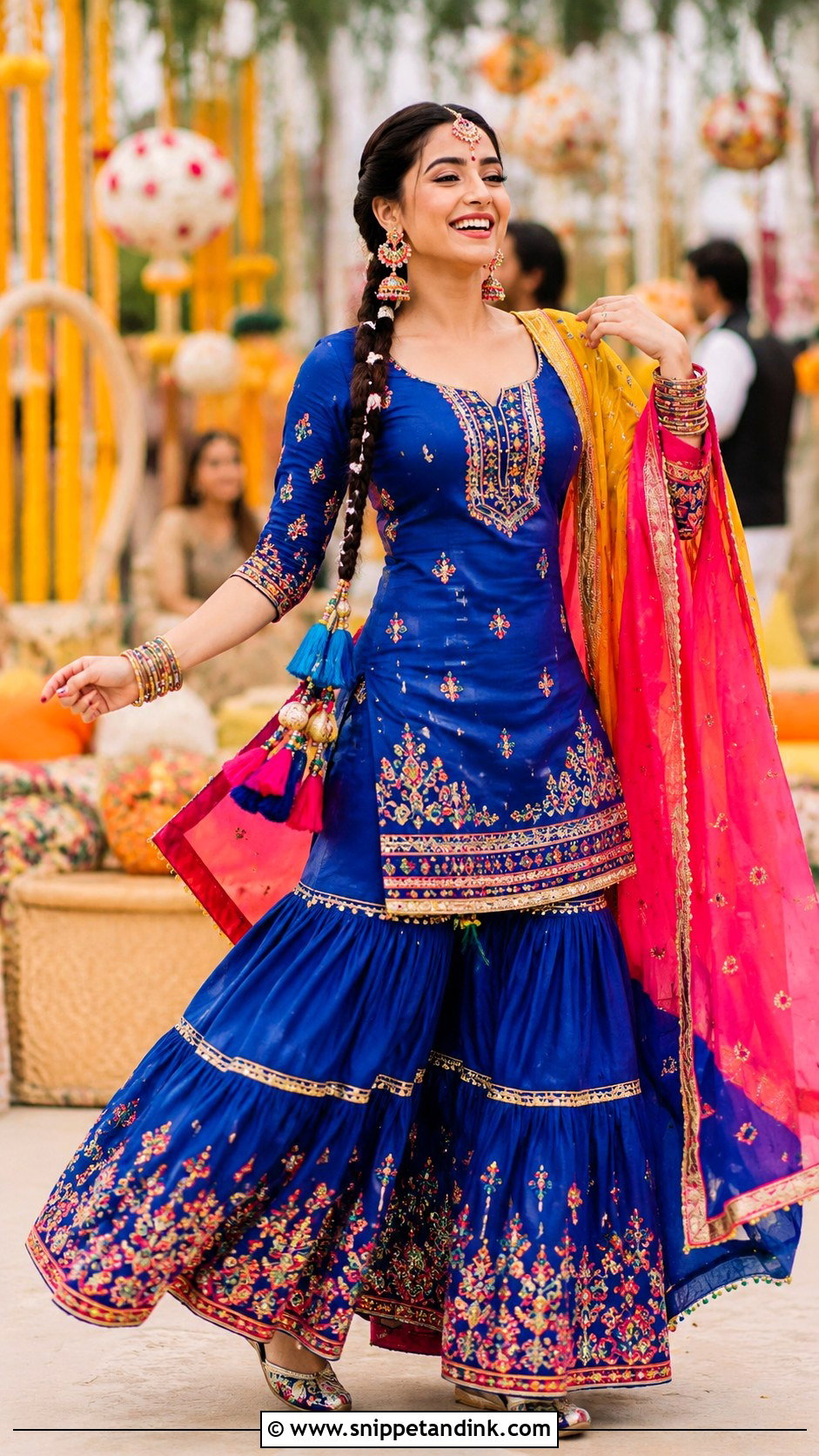 Punjabi Sharara For Wedding - Snippet and Ink - 25 Wedding Sharara Ideas
