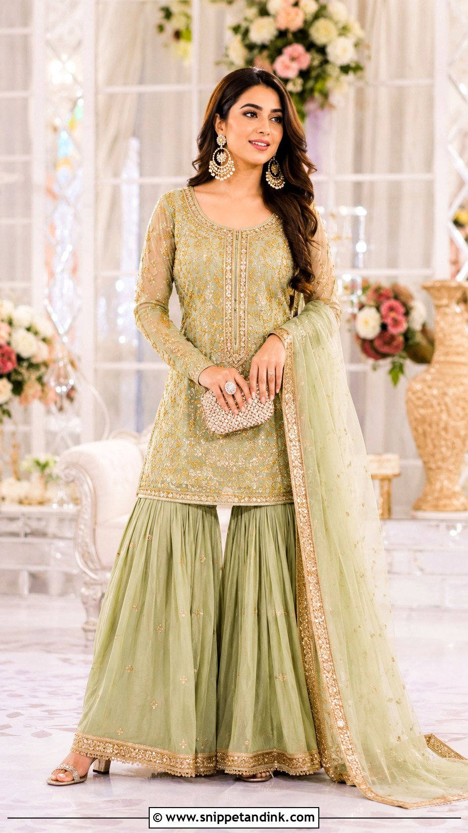 Punjabi Sharara Suit For Wedding - Snippet and Ink - 25 Punjabi Wedding Dress Ideas