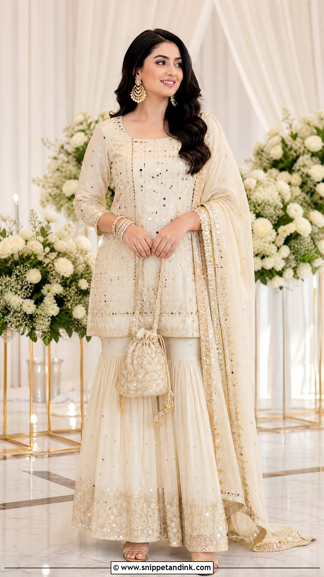 Punjabi Sharara Suit Outfit - Snippet and Ink - 25 Punjabi Wedding Outfits