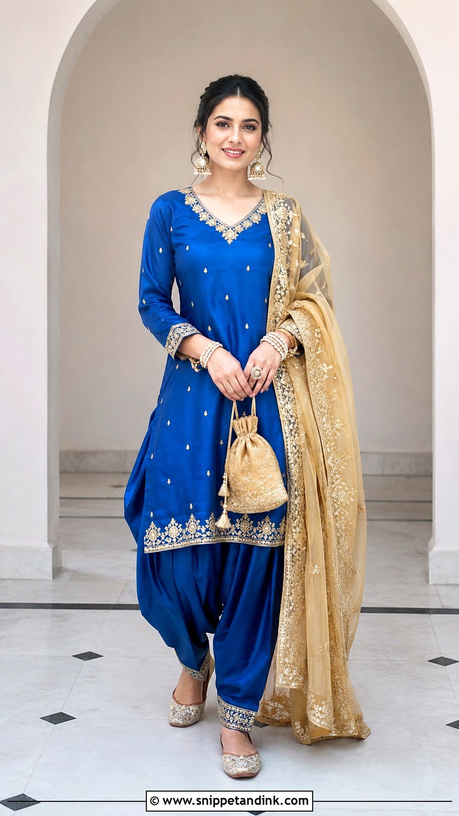 Punjabi Silk Suit For Wedding - Snippet and Ink - 25 Punjabi Designer Boutique Wedding Suits