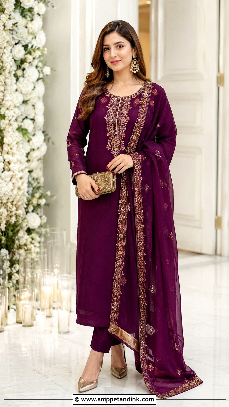 Punjabi Straight Cut Suit For Wedding - Snippet and Ink - 25 Punjabi Designer Boutique Wedding Suits