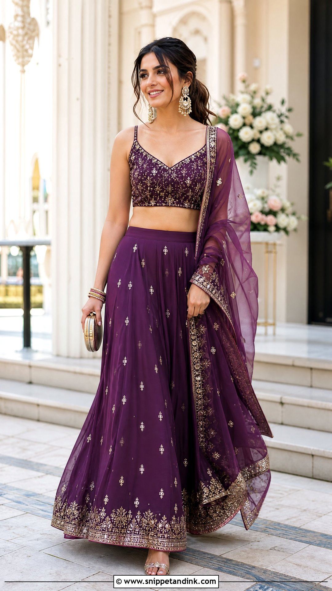 Punjabi Wedding Guest Lehenga Outfit - Snippet and Ink - 25 Punjabi Wedding Outfits