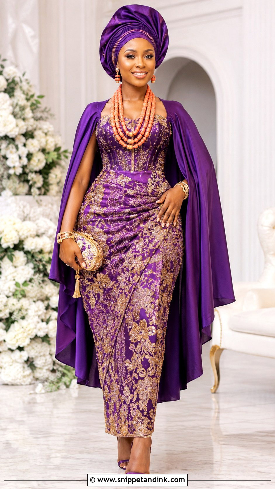 Purple George Outfit For Bride - Snippet and Ink - 20 George Outfit for Bride Ideas
