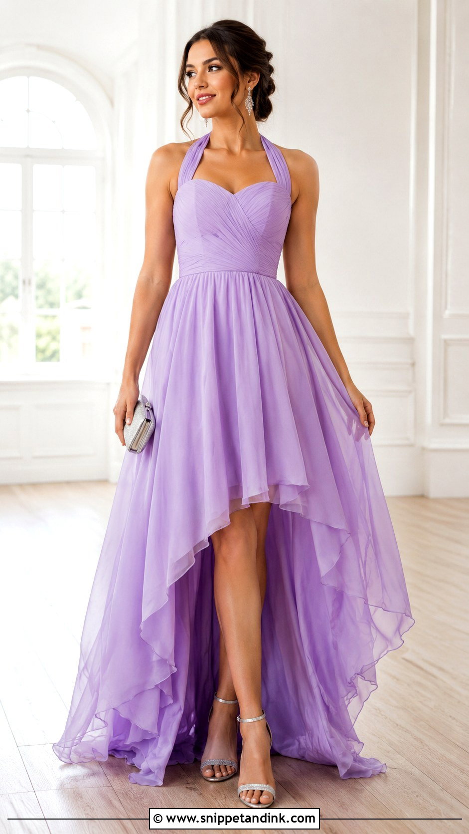 Purple High Low Speak Now Dress - Snippet and Ink - 30 Speak Now Dress Ideas